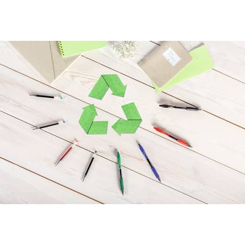 Penne gel a scatto Pilot G-2 0,7 mm nero blu rosso verde - Set2go 4 pezzi - 001428